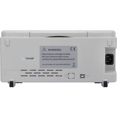 Back of a projector with warning sign: 'Dangerous voltage inside. Cover to be removed by qualified personnel only.' Contains power connection.