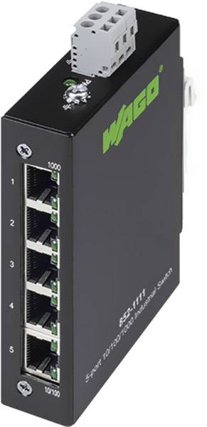 WAGO 852-1111 852-1111 Industrial Ethernet switch 5 ports 10 / 100 / 1000 MBit/s