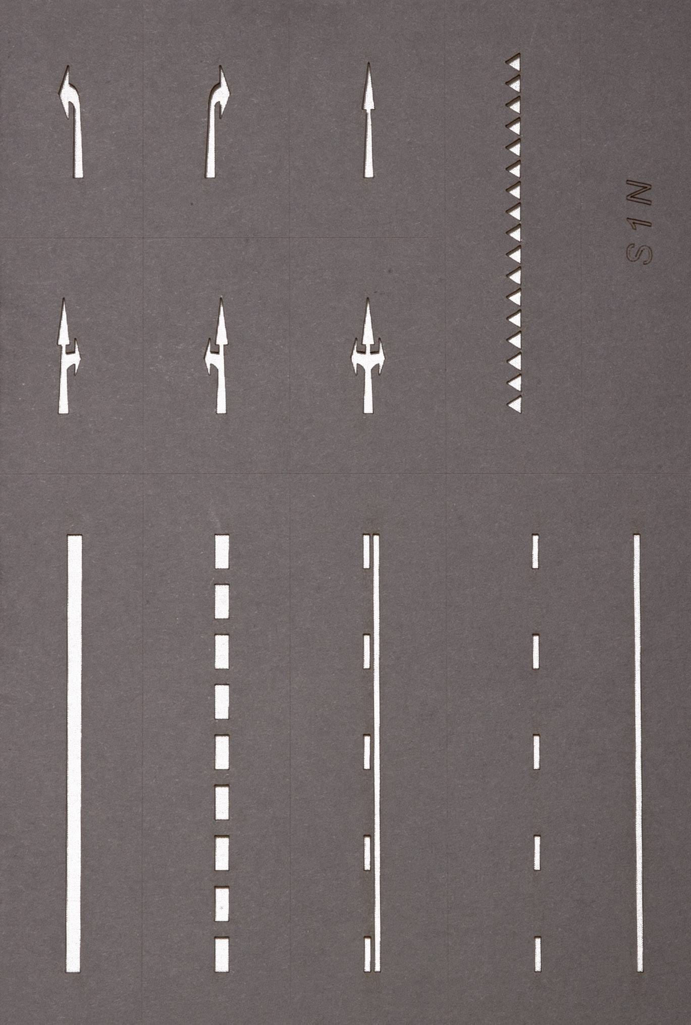 NOCH 34240 N Road marking stencils