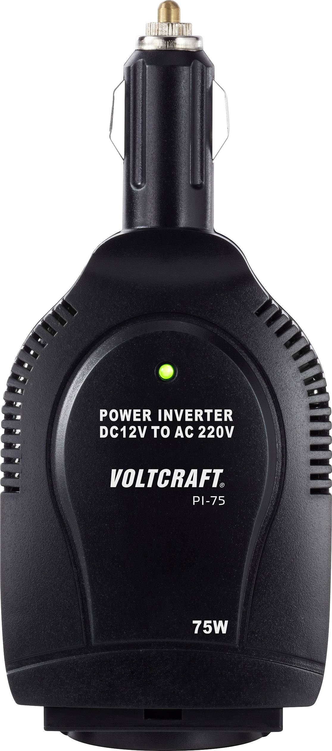 VOLTCRAFT Inverter PI-75 75 W 12 V DC - 230 V AC-1