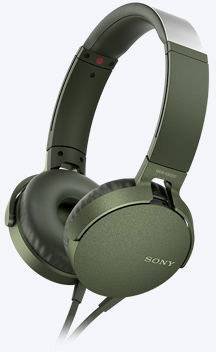 sony green earphones