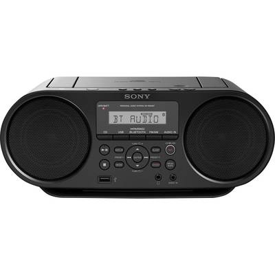 Sony ZS-RS60BT Radio CD player FM AUX, Bluetooth, CD, USB  Recording mode Black