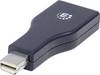 Manhattan 354141 Mini DisplayPort Adapter [1x Mini DisplayPort plug - 1x DisplayPort socket] Black