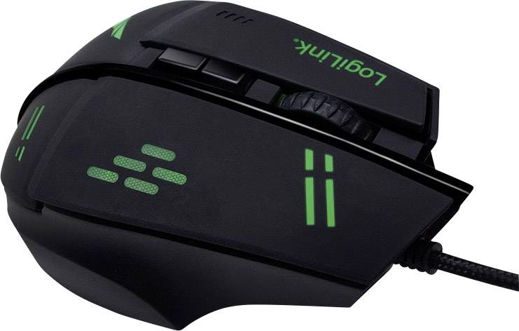 LogiLink ID0157 Gaming mouse USB Optical Black 7 Buttons 3200 dpi Backlit-5