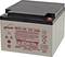 12V, 24Ah Lead-Acid Battery by Genesis, Model NP24-12R. Sealed and rechargeable. Please observe important notes on label.