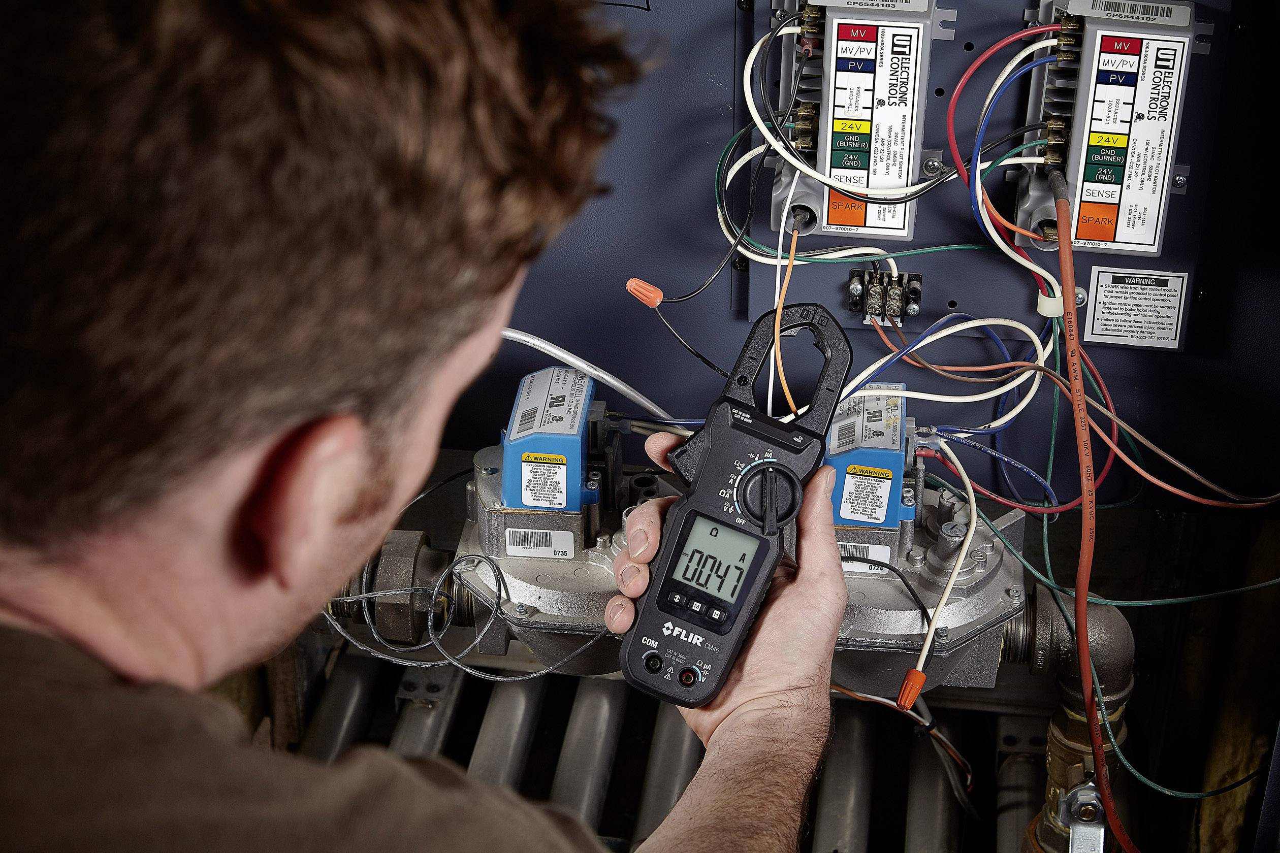 FLIR CM44 Clamp meter Digital CAT IV 300 V, CAT III 600 V Display (counts): 6000-5