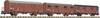 Liliput L260133 N 3pc set covered goods wagon of DR DR