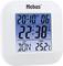 Digital clock with date, time and temperature display. Shows '20.10.06' and '22:38', temperature '25.2°C'. Brand: Mebus.
