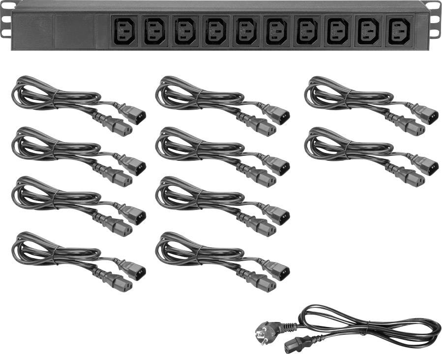Adam Hall 87471 IEC 19" power distributor 1 U-2