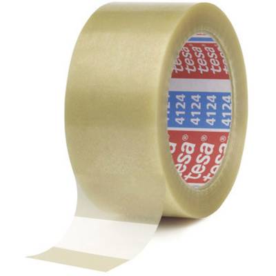 tesa neu 04124-00014-00 Packaging tape tesapack® 4124  Transparent (L x W) 66 m x 38 mm 1 pc(s)
