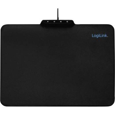 LogiLink ID0155 Gaming mouse pad  Backlit Black