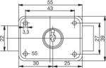Furniture Lock MZ 83 SB