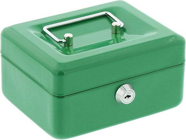 Burg Waechter 10670 Cash box (W x H x D) 152 x 80 x 115 mm Green
