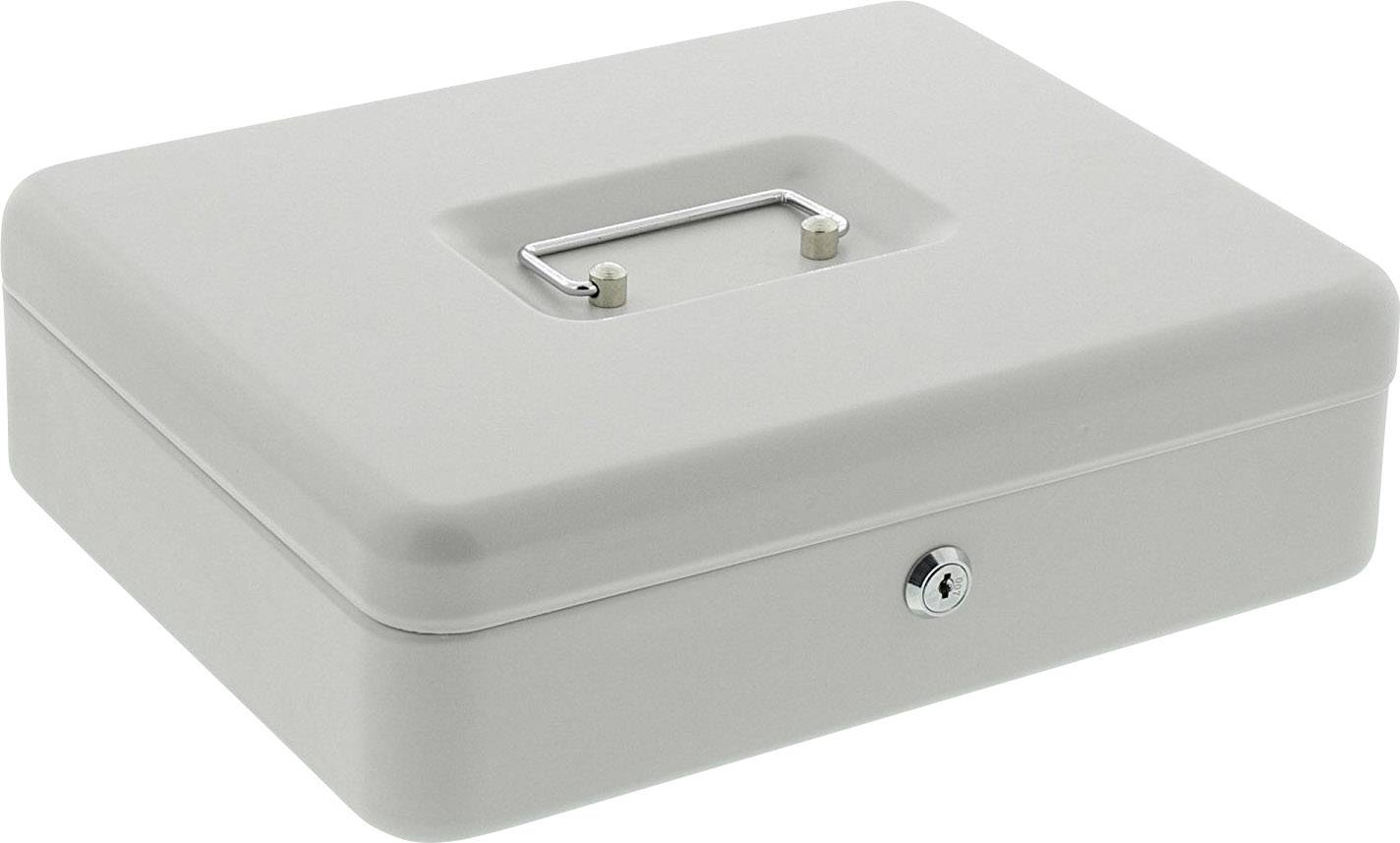 Burg Waechter 10710 Cash box (W x H x D) 300 x 90 x 240 mm Light grey