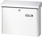 Burg Wächter 61150 JOURNAL 5867 W Letterbox Steel plate White Key