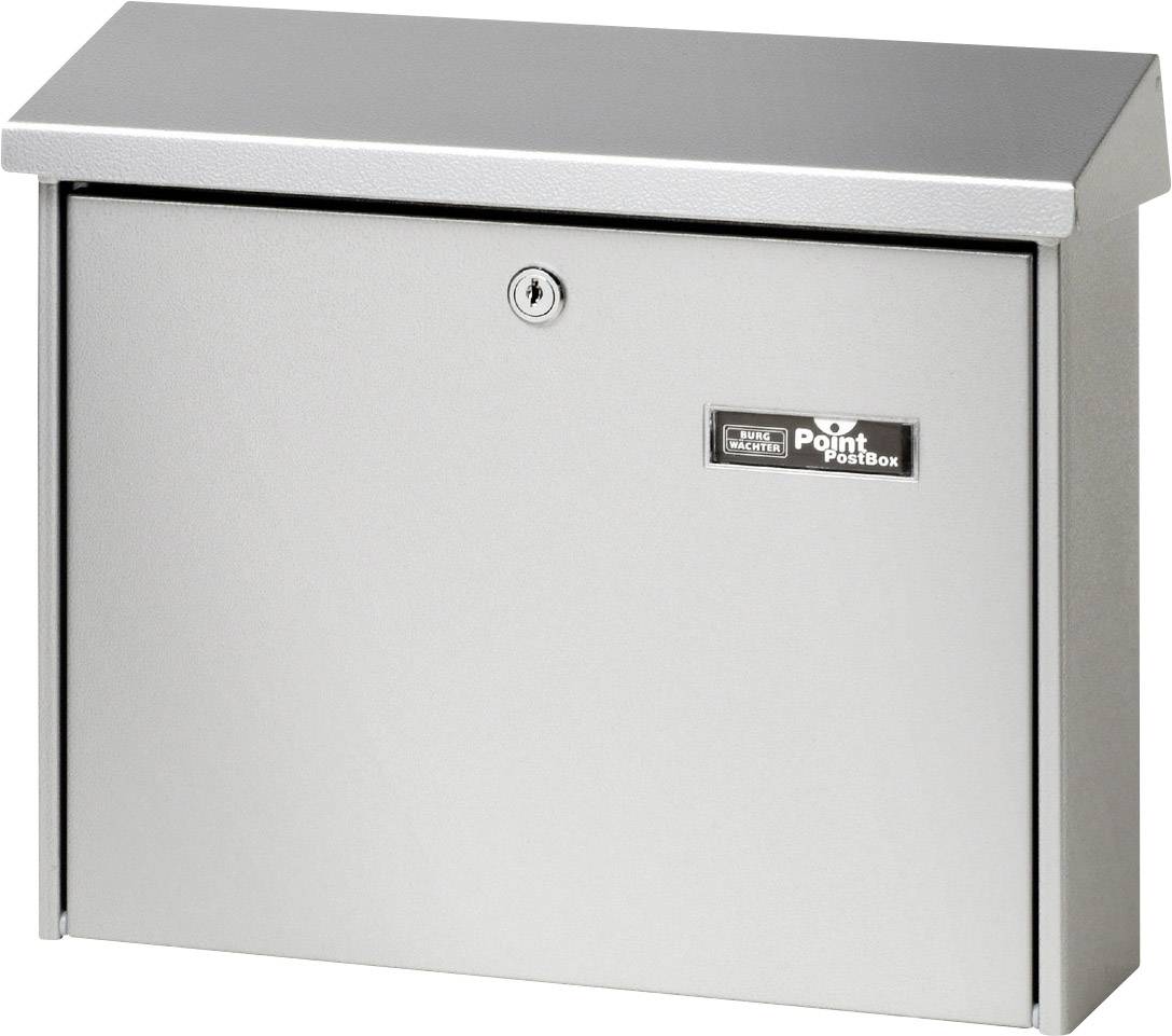 Burg Waechter 61160 JOURNAL 5867 SI Letterbox Steel plate Silver Key