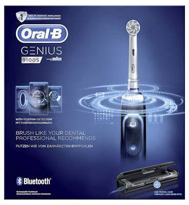 Voorzichtigheid Afspraak Eigen Oral-B Genius 9100 S Genius 9100 S Electric toothbrush  Rotating/vibrating/pulsating Black | Conrad.com