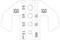 Figure of a spacing key with scale markings for measurements between 10 and 150 mm in 10 mm increments.