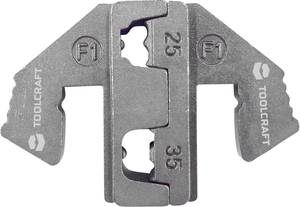 TOOLCRAFT PLE-0F1 Crimping Bits Crimp insert for wire-end sleeves 25 - 35 Suitable for brand (pliers): TOOLCRAFT PZ-500