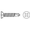 159666 Window screws 3.9 mm 19 mm Phillips Steel tempered silver 1000 pc(s)-0