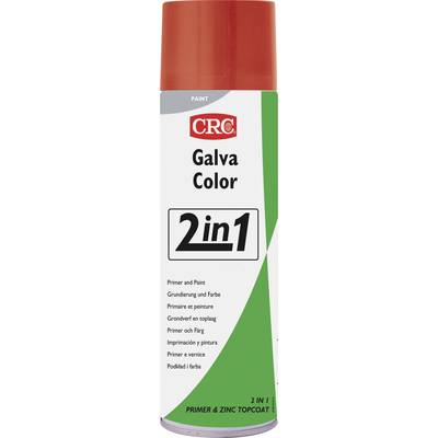 CRC 20566-AD GALVACOLOR anti-corrosion paint with double effect the FIRE RED RAL 3000  500 ml