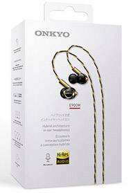 Onkyo E900M In-ear headphones Corded (1075100) Black, Gold High