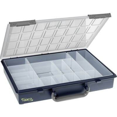 raaco Assorter 55 4x8-15 Universal Assortment box (L x W x H) 338 x 261 x 57 mm No. of compartments: 15 fixed compartmen