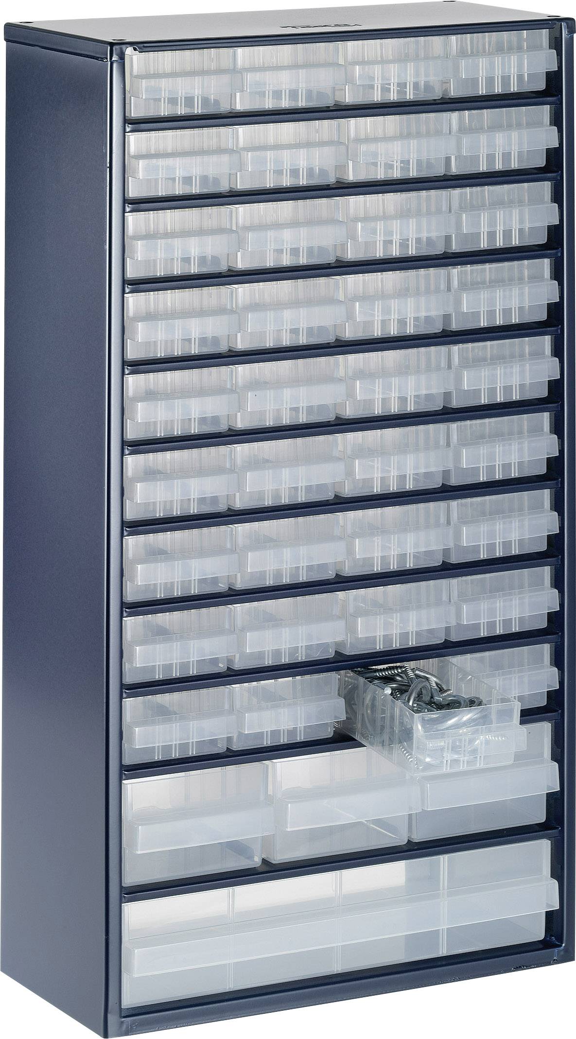 raaco 1240-123 Drawer cabinet (L x W x H) 150 x 306 x 552 mm No. of compartments: 40 Content 1 pc(s)
