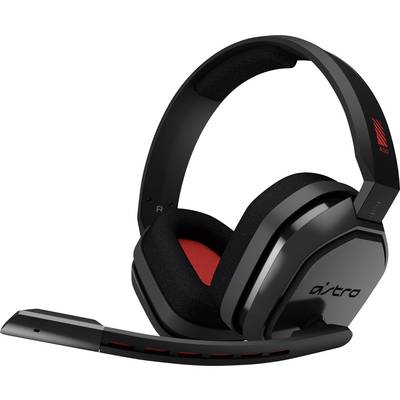 Astro A10 Gaming  Over-ear headset Corded (1075100) Stereo Grey, Red  Volume control, Microphone mute
