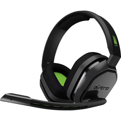 Astro A10 Gaming  Over-ear headset Corded (1075100) Stereo Grey, Green  Volume control, Microphone mute