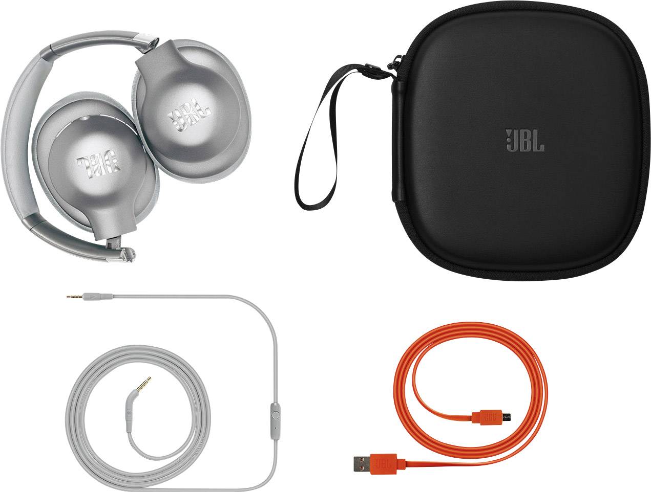 JBL Everest Elite 750NC Over-ear headphones Bluetooth® (1075101), Corded  (1075100) Silver Noise cancelling Foldable, H | Conrad.com