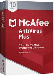 McAfee AntiVirus Plus 10 Device Full version, 10 licences ...