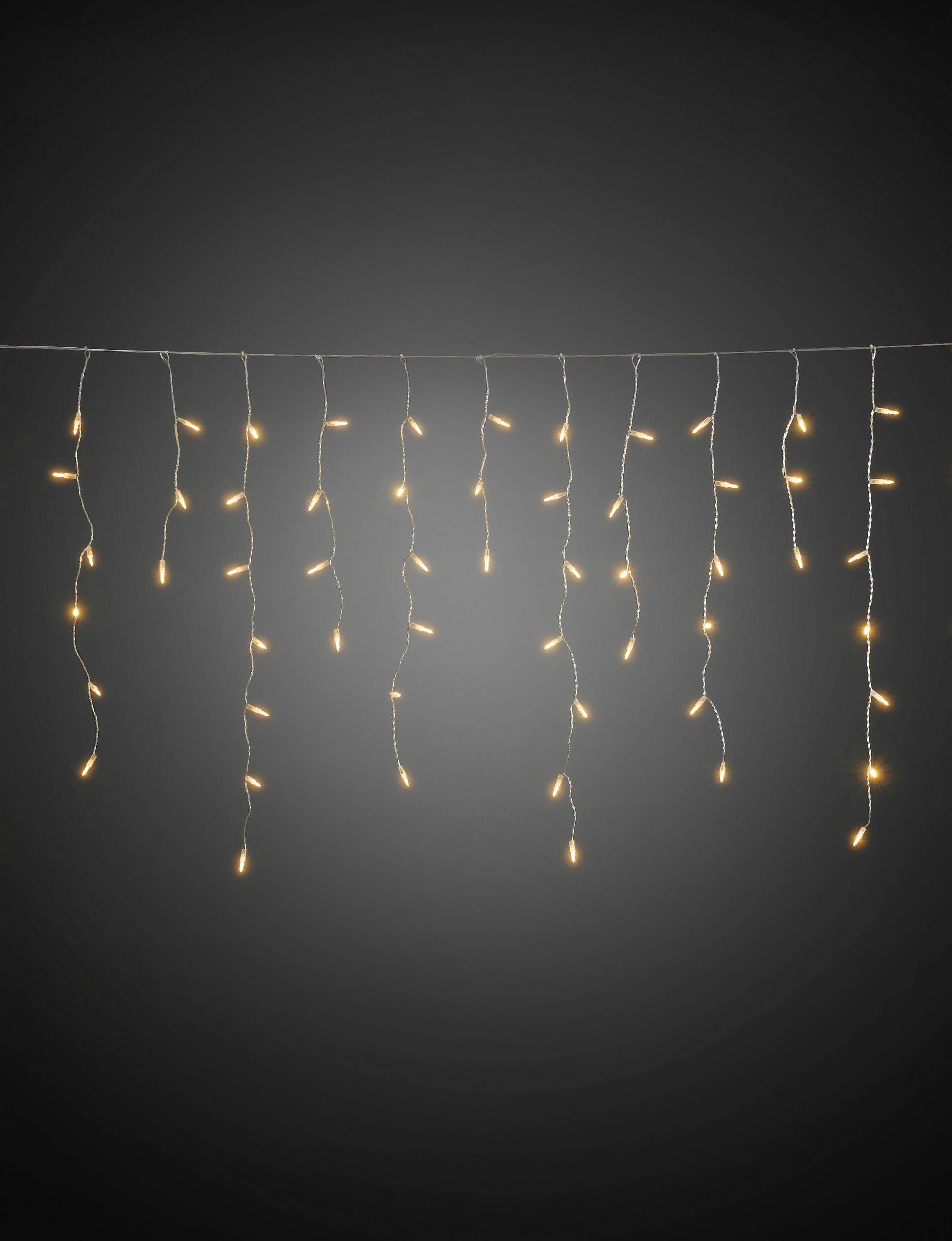 Konstsmide Curtain light (freezing rain) Outside 24 V EEC: G (A - G) 96 LED (monochrome) Amber-2