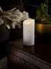 Konstsmide 1843-100 LED wax candle White Warm white (Ø x H) 100 mm x 215 mm