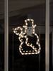 Konstsmide 2179-000 LED outline Snowman Warm white LED (monochrome) White incl. switch
