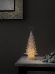 LED acrylic tree, rotating, 3 warm white diodes