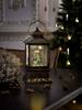 Konstsmide 2809-000 LED lantern Snow landscape Warm white LED (monochrome) Brass snow-covered, water-filled, incl. switch