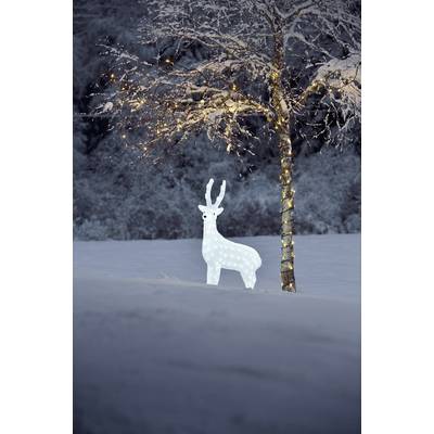 Konstsmide 6168-203  Reindeer Cool white LED (monochrome) White EEC: G (A - G) 