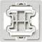 A square, grey plastic frame with internal bracing and the marking 'J2' in the top right corner.