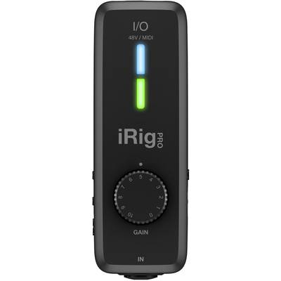 MIDI interface IK Multimedia iRig PRO I/O Monitor controlling, incl. software