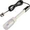 Wired sensor with probe and transparent housing, suitable for measurements in liquids.