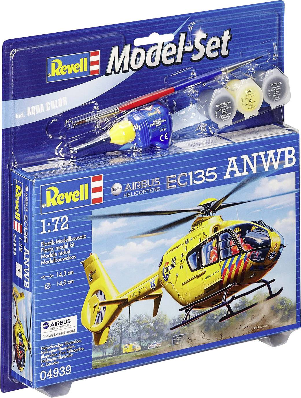 Revell 64939 Airbus EC135 Helicopter assembly kit 1:72-2