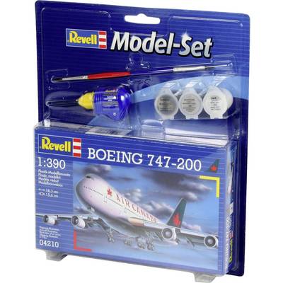 Revell Model Kit 'Boeing 747-200', Scale 1:390, with Brushes, Glue and Paints. Packaging with Photograph of Aircraft.