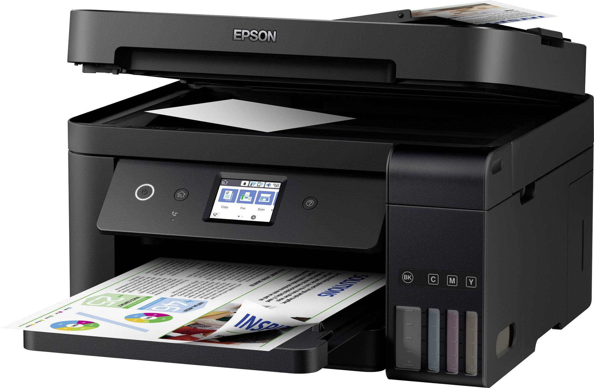 Epson Ecotank Et 4750 Colour Inkjet Multifunction Printer A4 Printer Scanner Copier F 5639