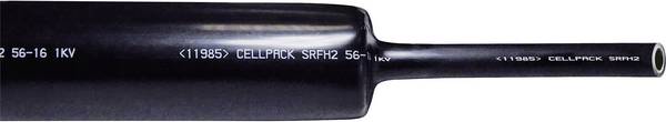 CellPack 144498 Heatshrink + adhesive Black 21 mm 7 mm Shrinkage:3:1 1 pc(s)
