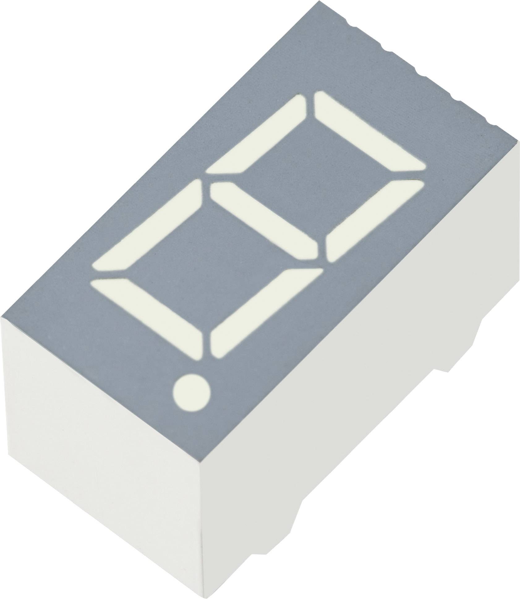 A seven-segment display shows the number '6'.