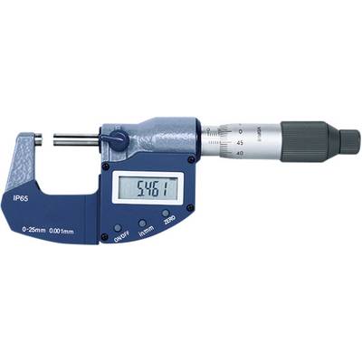 Micrometer + LCD 25 - 50 mm Basetech 1601082 Reading: 0.001 mm-0