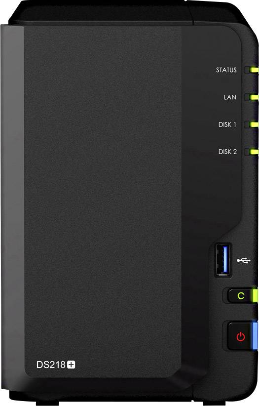 Synology DiskStation DS218+ NAS server casing 2 Bay
