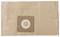 Brown vacuum cleaner bag with a square, reinforced opening in the centre.