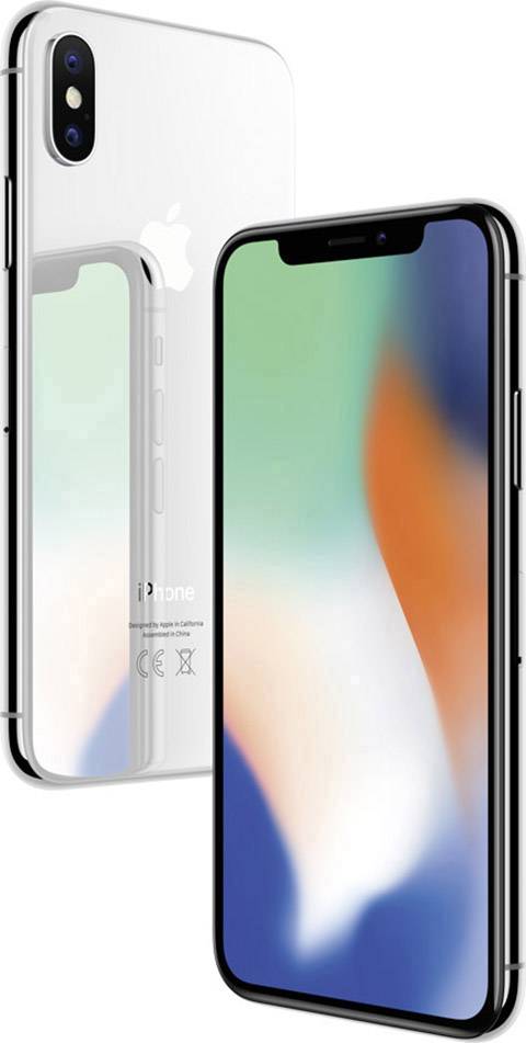 Apple iPhone X iPhone 64 GB 14.7 cm (5.8 inch) Silver iOS 11 